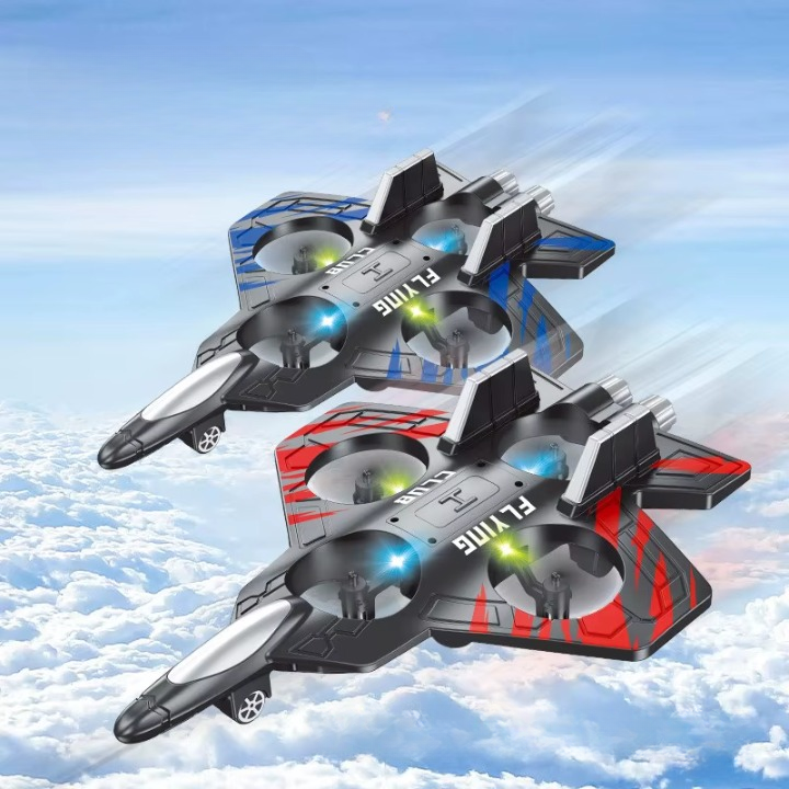 Jet Drone for Kids – Remote Controlled with LED Lights & Sound Effects